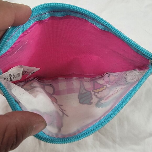 Sanrio Hello Kitty Cat Pink Flat Pen Pencil School Work Pouch Case Baggie - Picture 5 of 6